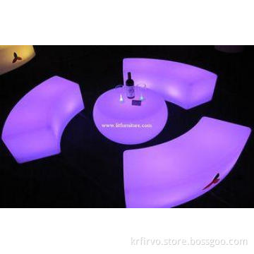 Outdoor / Indoor LED Bar Stool PL13 LED curved benches for